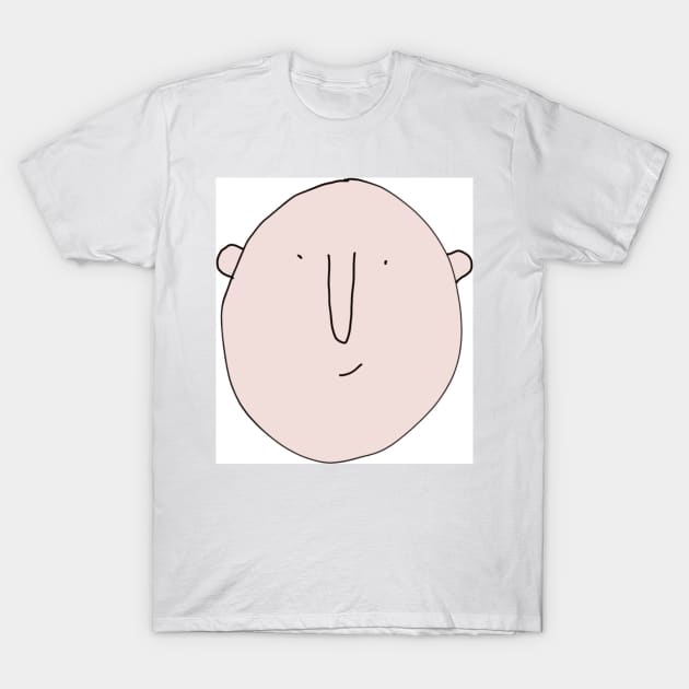 Bald dude T-Shirt by Jonesyinc